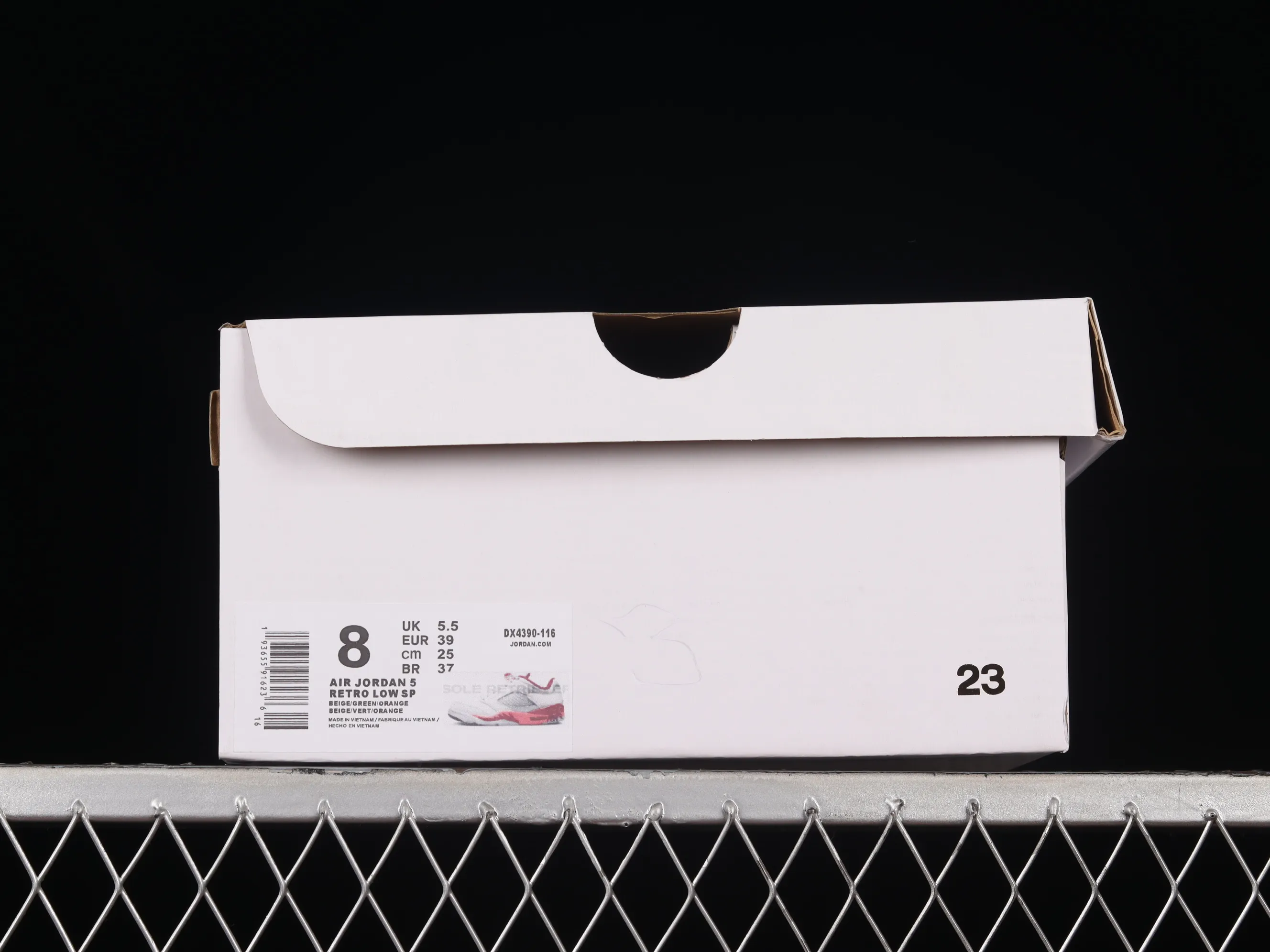 All categories Air Jordan Jordan series basketball shoes Air Jordan 5 Air Jordan Retro Low AJ5 Joe 5 white and pink low-top basketball shoes DX4390-116